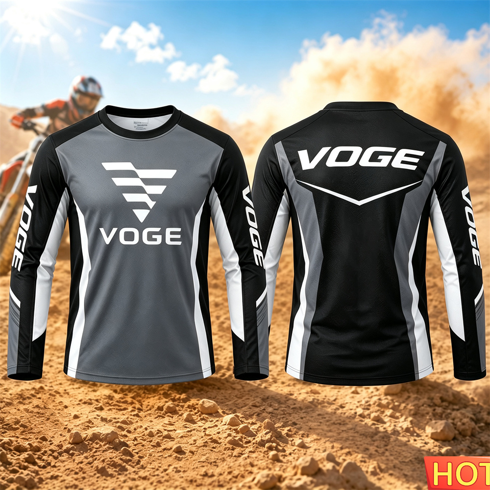 新作ユニセックス・バイク用長袖Tシャツ VOGE 3D速乾・ - Outdoor Adventure Outfit のレビューと価格