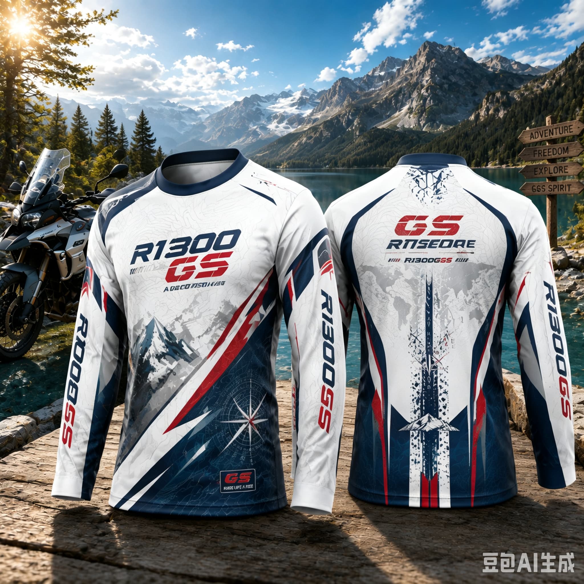 モトラッドGSアドベンチャーモーターサイクル長袖シャツ 通気 - Outdoor Adventure Sports のレビューと価格