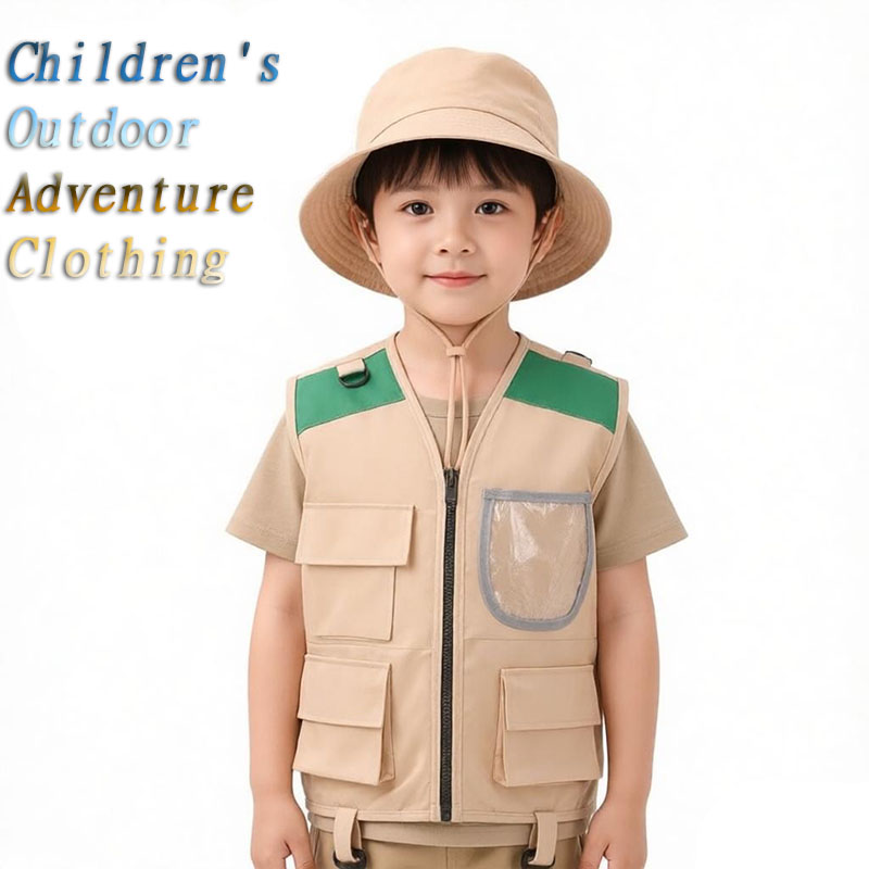 2026年新作 キッズエクスプローラーハット＆ベスト ドレス - Outdoor Adventure Kit For Kids のレビューと価格